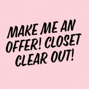 CLOSET CLEAR OUT 🛍🗣🎉